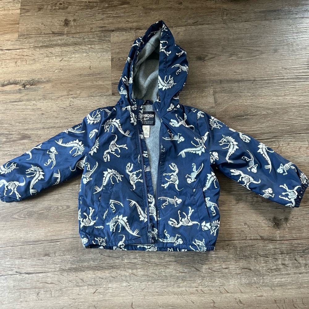 OshKosh toddler boy raincoat.